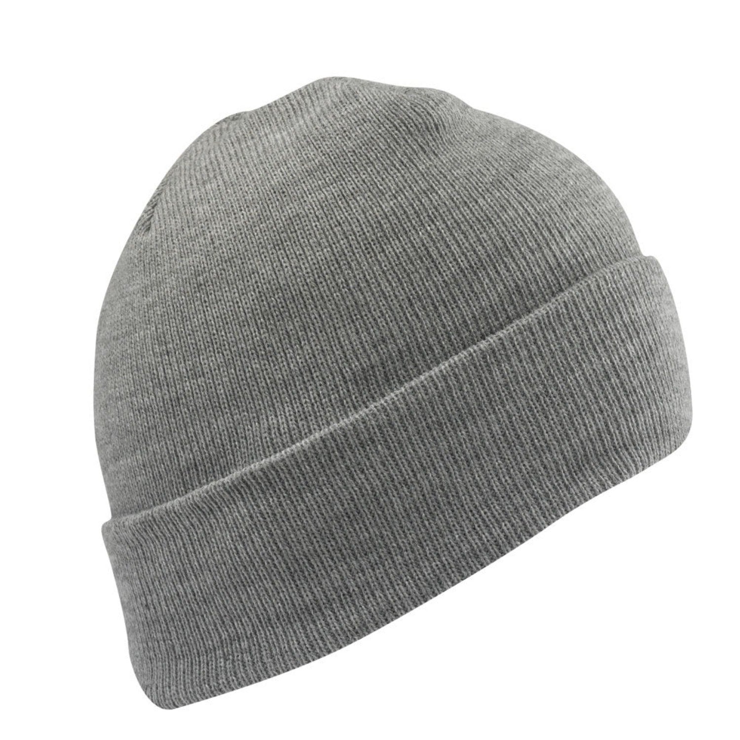 1017 Acrylic Hat - Light Charcoal full product perspective - made in The USA Wigwam Socks