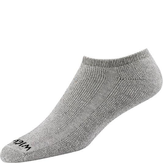 Super 60® Low-Cut 3-Pack Midweight Cotton Socks - Grey full product perspective