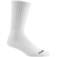 Super 60® Crew 3-Pack Midweight Cotton Socks - White swatch - by Wigwam Socks