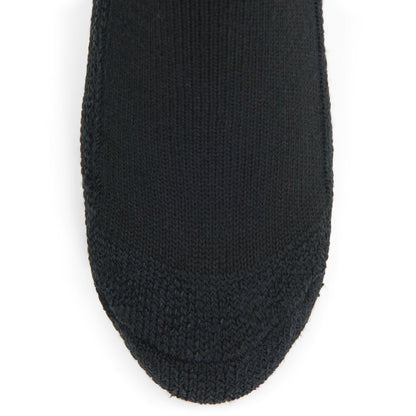 At Work Steel Toe Cushioned Heavyweight Sock - Black toe perspective - made in The USA Wigwam Socks