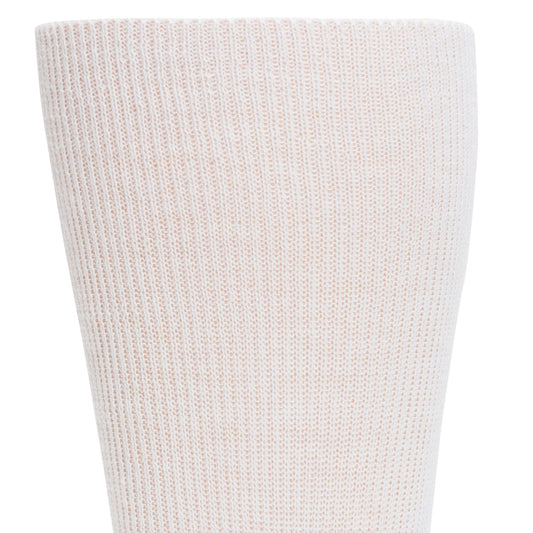 Big Easy Ultra-lightweight Crew Sock - White cuff perspective