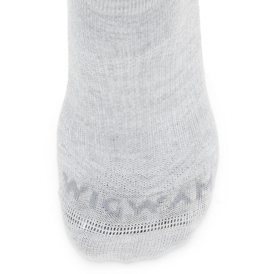 Catalyst Ultra-lightweight Low Cut Sock - Grey Heather toe perspective