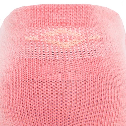 Catalyst Ultra-lightweight Low Cut Sock - Sugar Coral cuff perspective - made in The USA Wigwam Socks