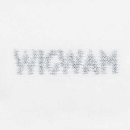 Diabetic Sport Crew Midweight Sock - White knit-in logo - made in The USA Wigwam Socks