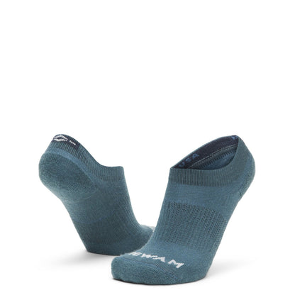 Axiom Lightweight Low Cut Sock With Merino Wool - Black Sand full product perspective - made in The USA Wigwam Socks