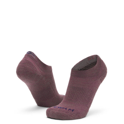 Axiom Lightweight Low Cut Sock With Merino Wool - Catawba Grape full product perspective - made in The USA Wigwam Socks
