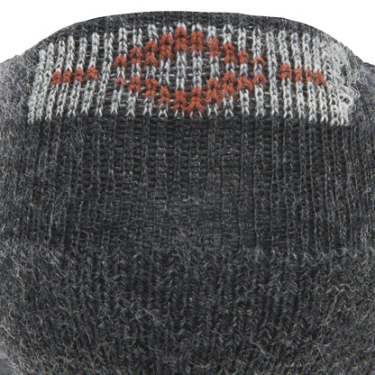 Axiom Lightweight Low Cut Sock With Merino Wool - Oxford cuff perspective - made in The USA Wigwam Socks