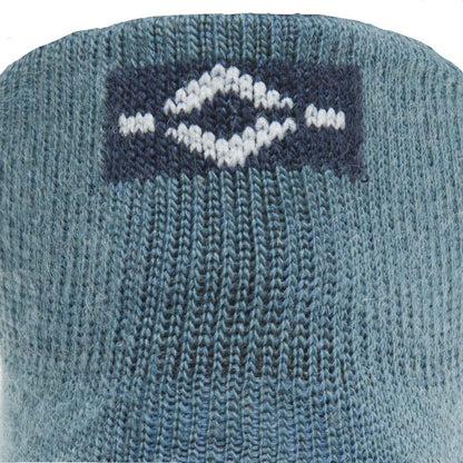 Axiom Quarter Sock With Merino Wool - Black Sand cuff perspective - made in The USA Wigwam Socks