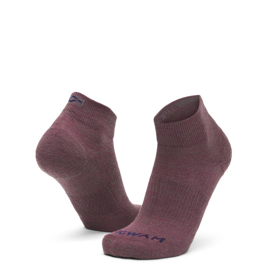 Axiom Quarter Sock With Merino Wool - Catawba Grape full product perspective