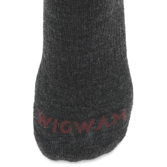 Axiom Mid Crew Sock With Merino Wool - Oxford toe perspective
