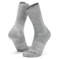 Axiom Lightweight Compression Crew Sock With Merino Wool - Grey swatch - by Wigwam Socks