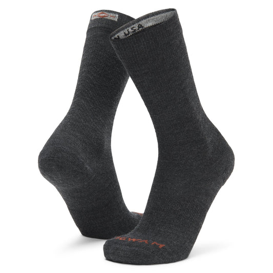 Axiom Lightweight Compression Crew Sock With Merino Wool - Oxford full product perspective