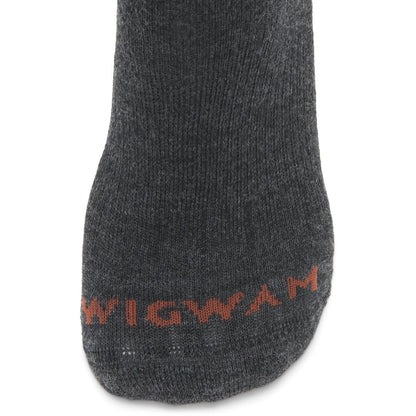 Axiom Lightweight Compression Crew Sock With Merino Wool - Oxford toe perspective - made in The USA Wigwam Socks