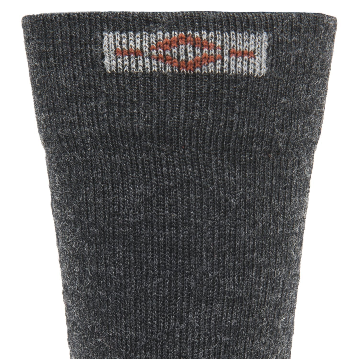Axiom Lightweight Compression Crew Sock With Merino Wool - Oxford cuff perspective - made in The USA Wigwam Socks