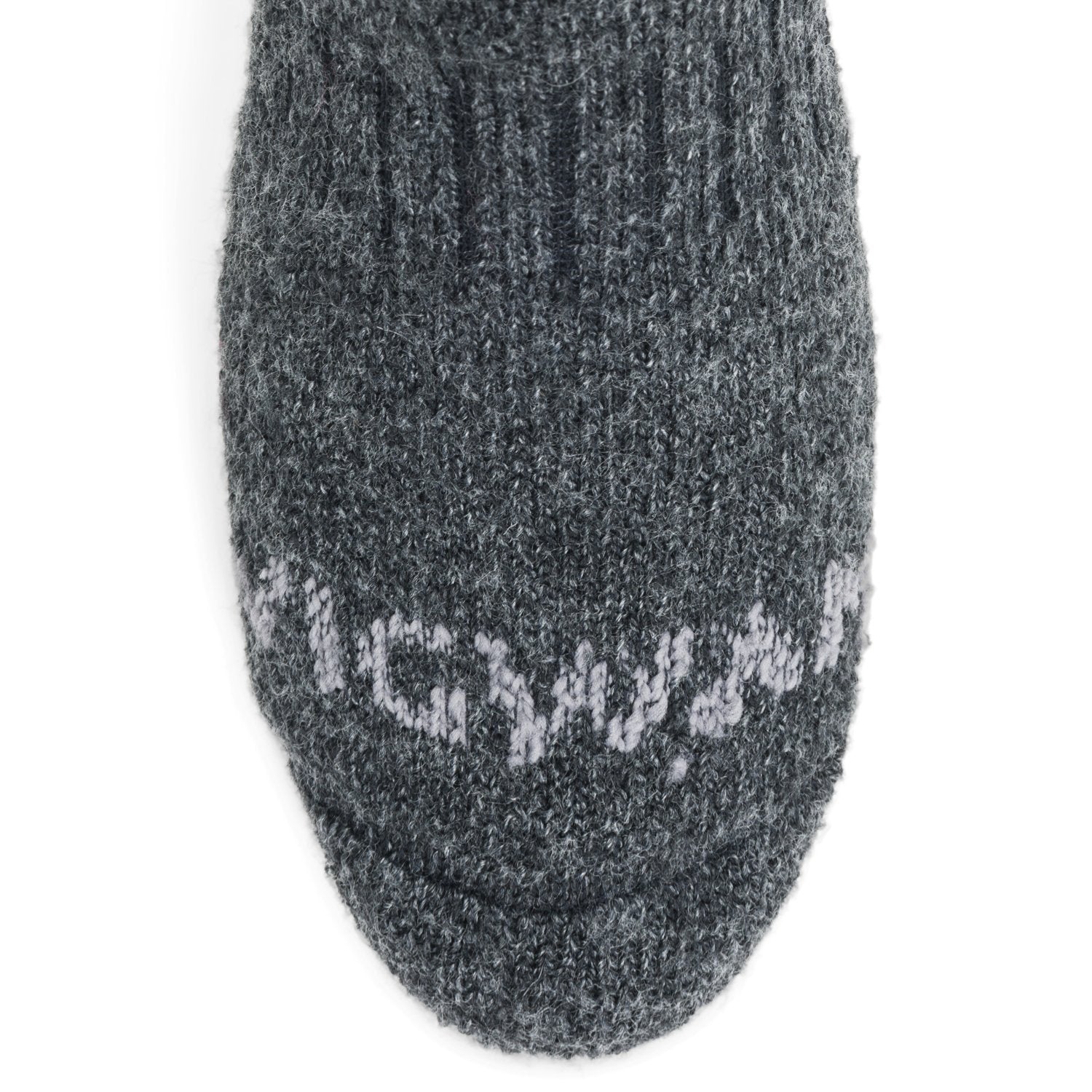 40 Below II Wool Heavyweight Sock - Black toe perspective - made in The USA Wigwam Socks