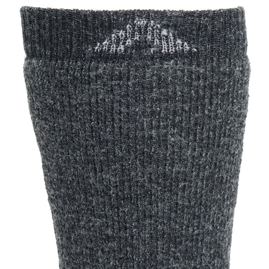 40 Below II Wool Heavyweight Outdoor Sock - Black cuff perspective