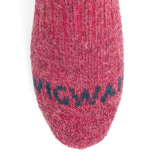 40 Below II Wool Heavyweight Sock - Rose toe perspective