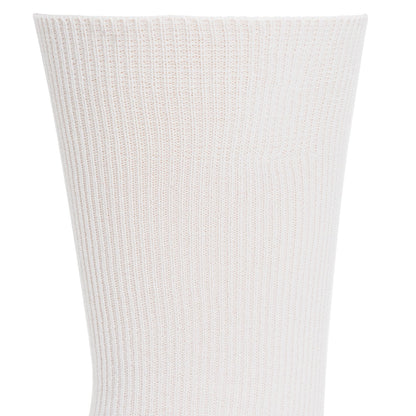 Gobi Liner Ultra-lightweight Crew Sock - White cuff perspective - made in The USA Wigwam Socks