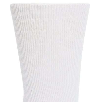 Coolmax®  Liner Ultra-lightweight Crew Sock - White cuff perspective - made in The USA Wigwam Socks