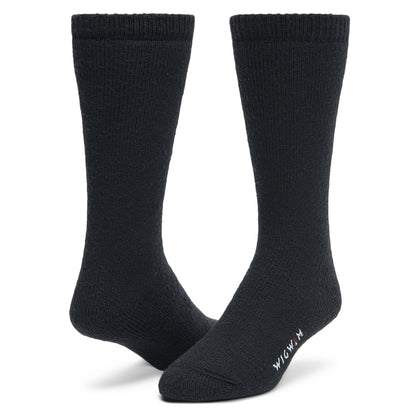40 Below Wool Heavyweight Sock - Black full product perspective - made in The USA Wigwam Socks