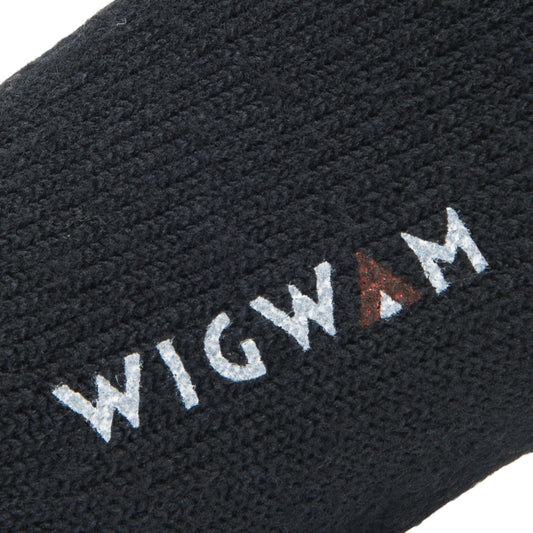 40 Below Wool Heavyweight Sock - Black knit-in logo