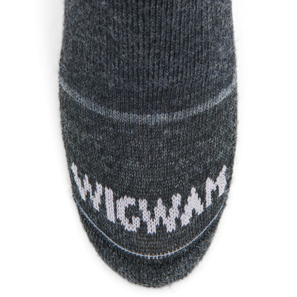 Merino Lite Hiker Midweight Crew Sock - Oxford toe perspective - made in The USA Wigwam Socks