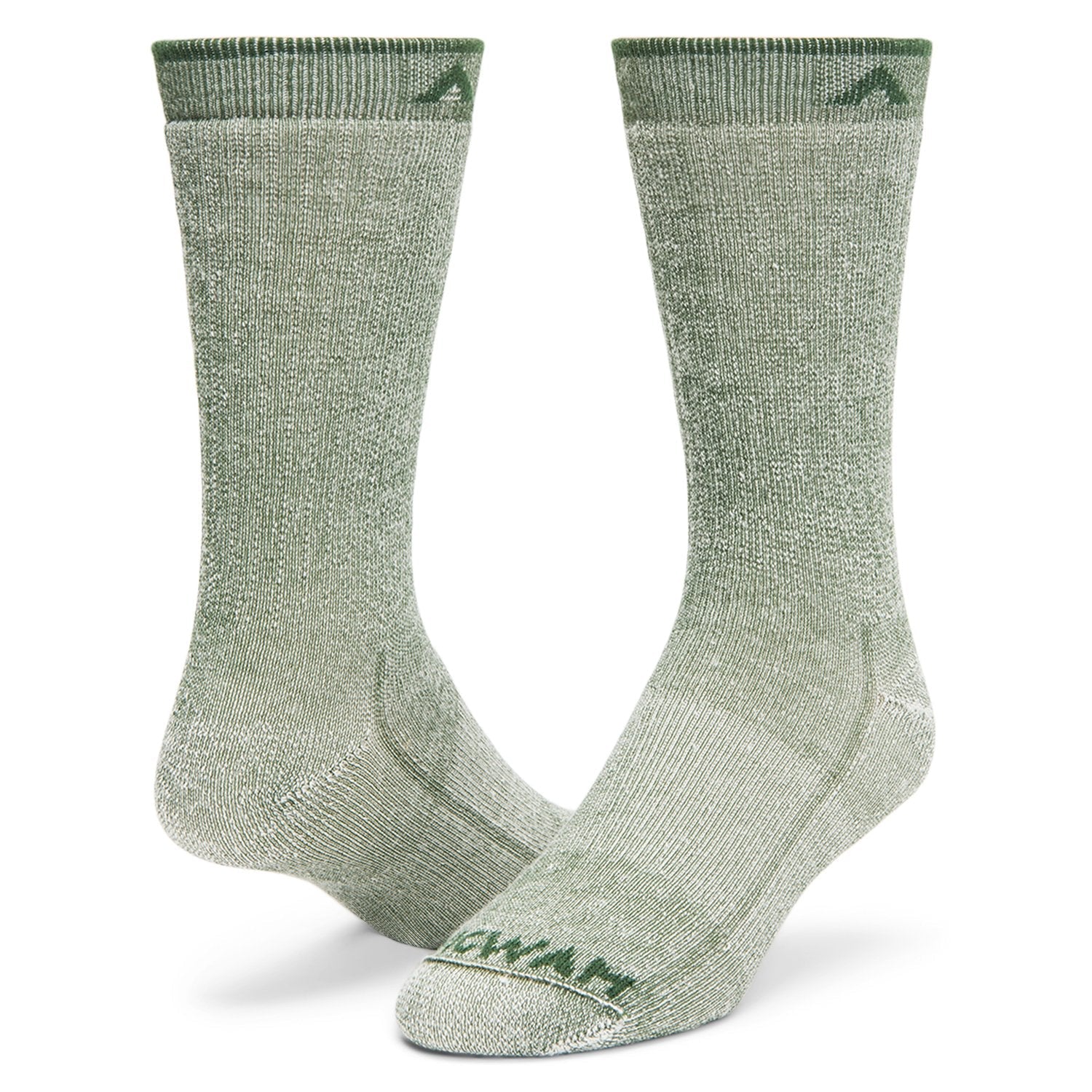 Merino Comfort Hiker Midweight Crew Sock - Kashmir full product perspective - made in The USA Wigwam Socks