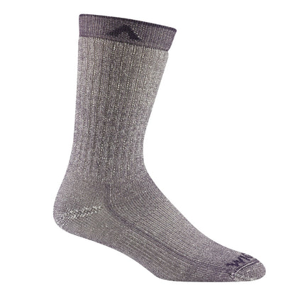 Merino Comfort Hiker Midweight Crew Sock - Purple Velvet full product perspective - made in The USA Wigwam Socks