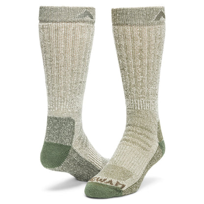 Merino Woodland Heavyweight Crew Sock - Loden full product perspective - made in The USA Wigwam Socks