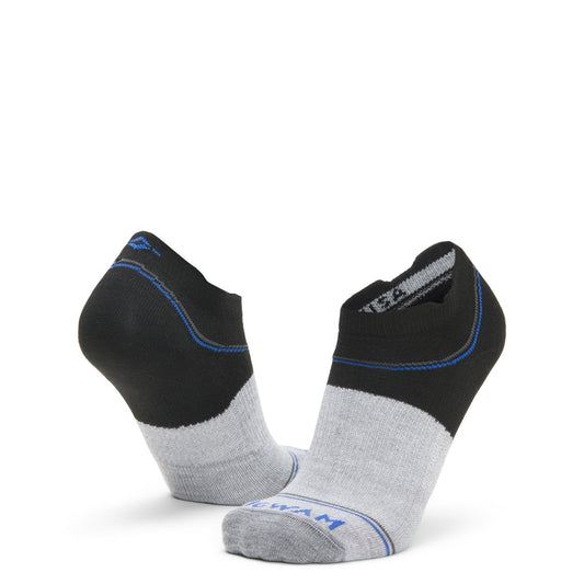 Surpass Ultra Lightweight Low Sock - Black/Grey full product perspective