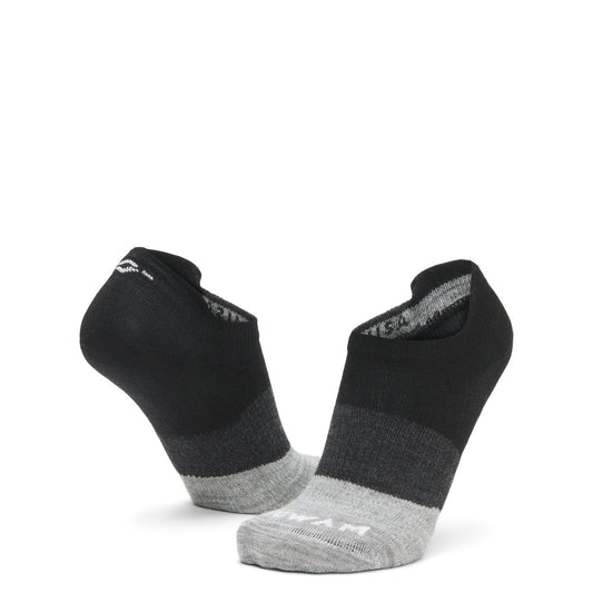 Trail Junkie Ultralight Low Sock With Merino Wool - Black full product perspective