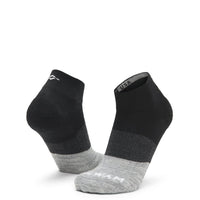 Trail Junkie Lightweight Quarter Sock With Merino Wool - Black swatch - by Wigwam Socks