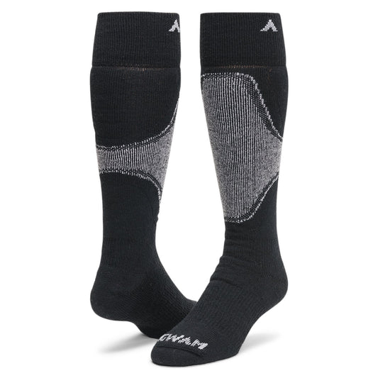 Sirocco Midweight OTC Sock With Wool - Black full product perspective