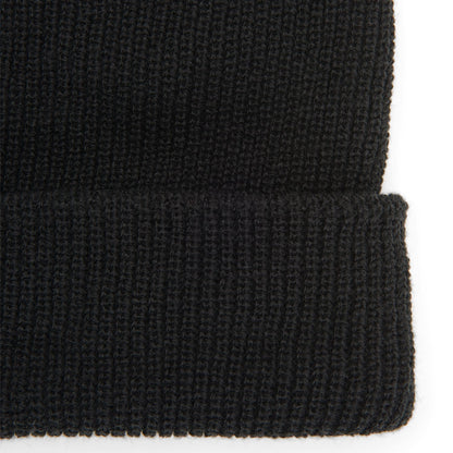 Dri-release® Watch Cap With Wool - Black brim perspective - made in The USA Wigwam Socks