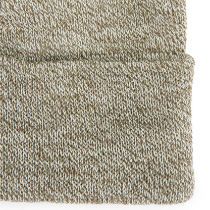 Oslo Acrylic and Wool Cap - Grey Twist brim perspective - made in The USA Wigwam Socks