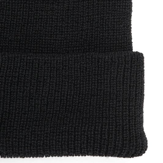 1015 Worsted Wool Hat - Black brim perspective
