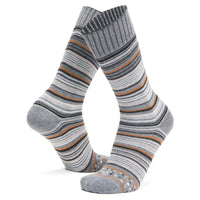 Inline Non-Cushioned Crew Sock - Charcoal swatch - by Wigwam Socks