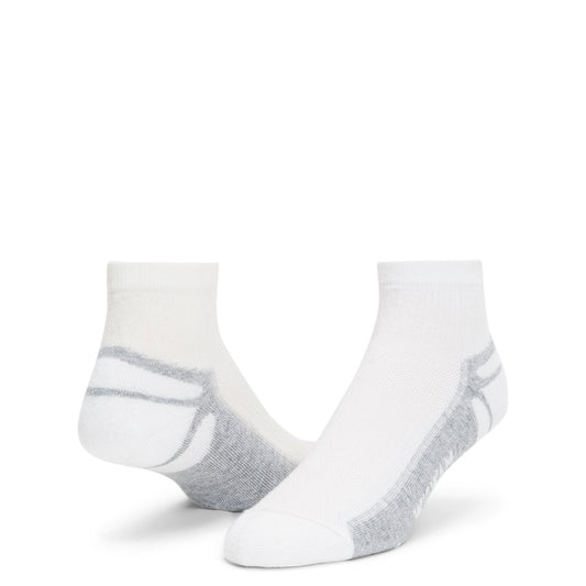 Thunder Quarter Lightweight Sock - White full product perspective