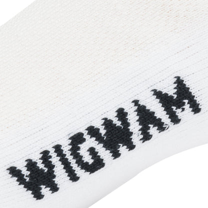 Cool-Lite Crew - White knit-in logo - made in The USA Wigwam Socks