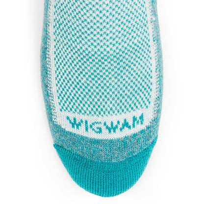 Cool-Lite Hiker Crew Midweight Sock - Parasailing toe perspective - made in The USA Wigwam Socks