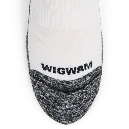 Attain Lightweight Low Sock - White toe perspective - made in The USA Wigwam Socks