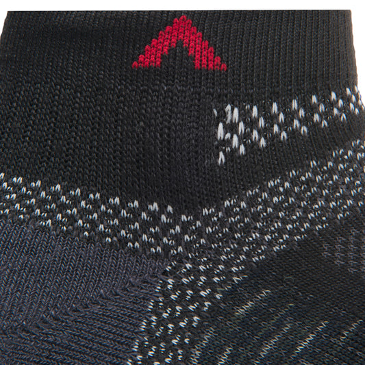 Ultra Cool-Lite Low Running Sock - Onyx cuff perspective