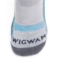 Ultra Cool-Lite Quarter Running Sock - Caribbean swatch - made in The USA Wigwam Socks