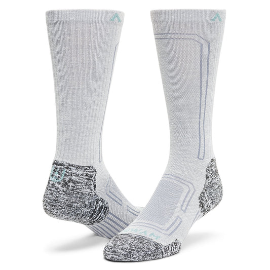 No Fly Zone Outdoor Crew Sock - Grey full product perspective