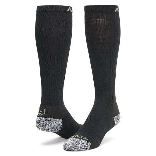 No Fly Zone Outdoor Over-The-Calf Sock - Black full product perspective