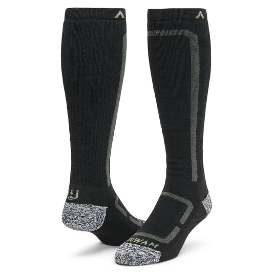 No Fly Zone Outdoor Midweight Over-The-Calf Sock - Black full product perspective