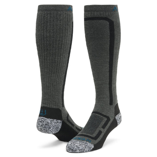 No Fly Zone Outdoor Midweight Over-The-Calf Sock - Charcoal full product perspective