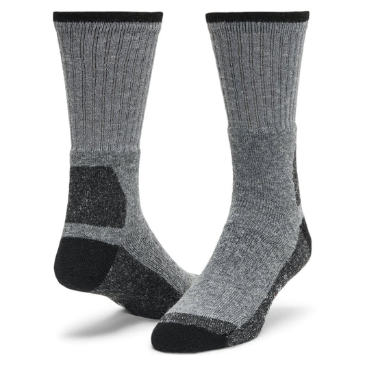 At Work Double Duty 2-Pack Socks with Wool - Grey full product perspective