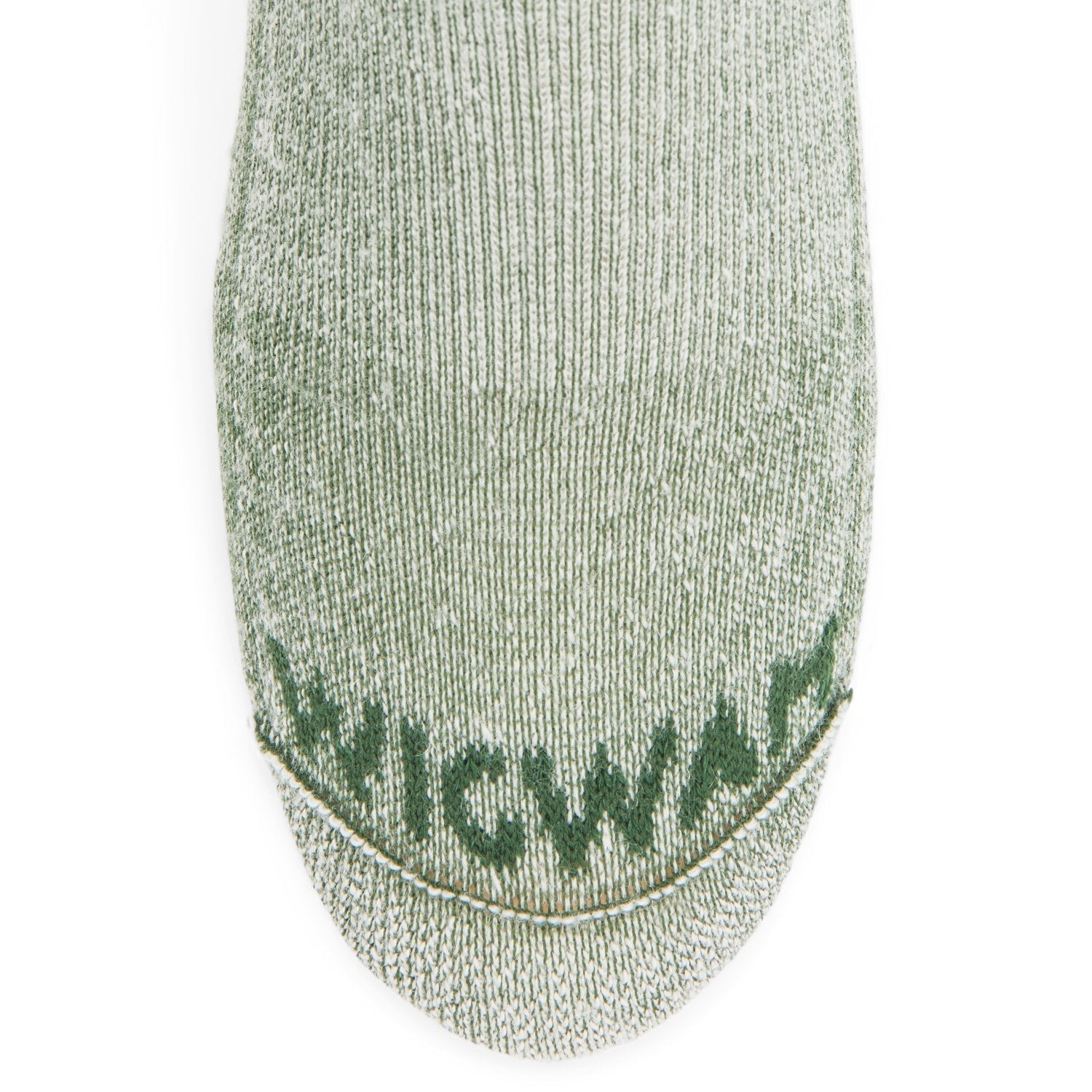 Merino Comfort Hiker 2-Pack - Kashmir toe perspective - made in The USA Wigwam Socks